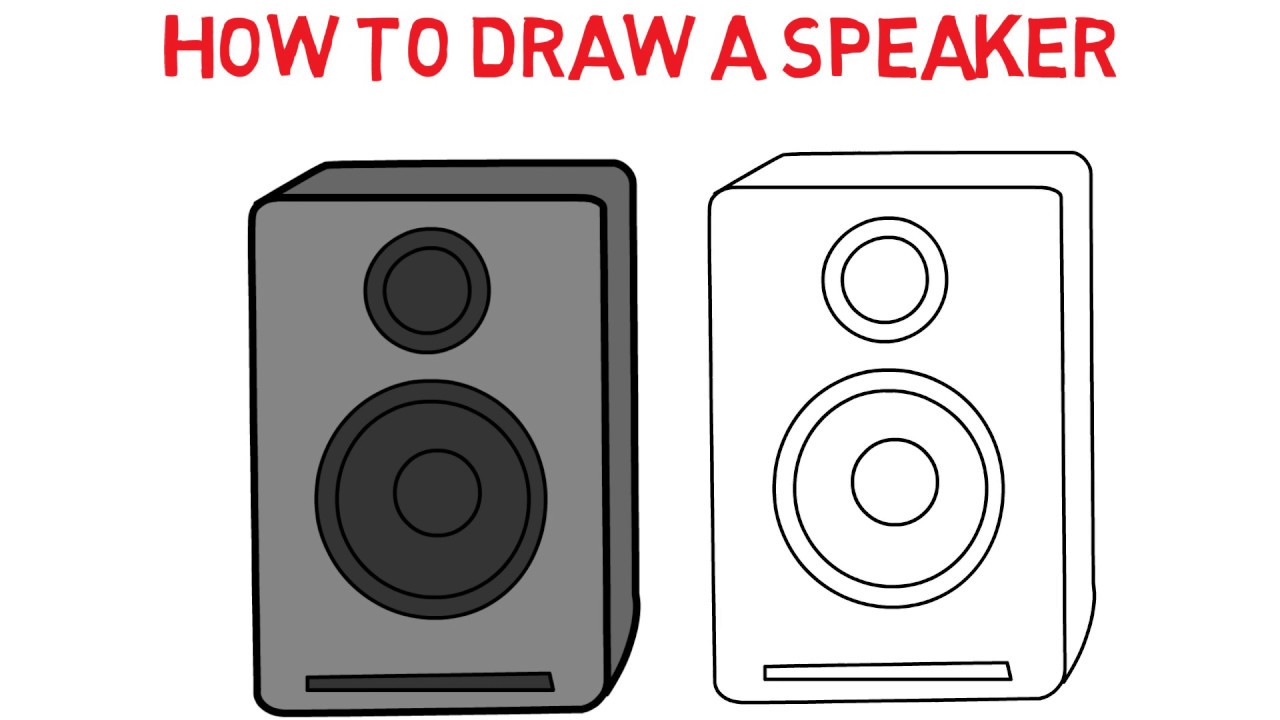 Illustrator Drawing – Speaker – PJ's Blog