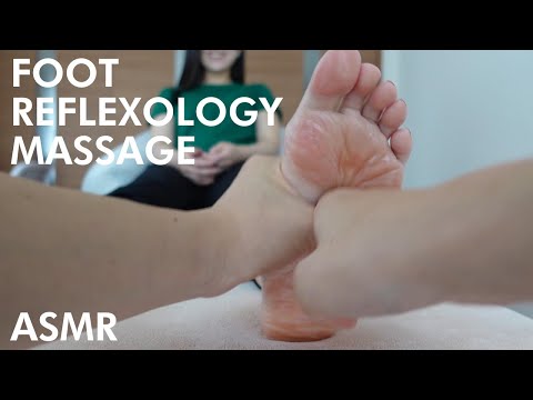 ASMR | Japanese Foot Reflexology Massage | 足つぼマッサージ | no talking | Yuka