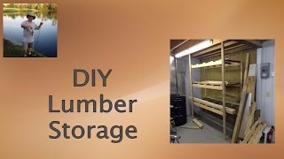 Build It Yourself! Easy workshop lumber storage system Looking for an easy and inexpensive woodstock / lumber storage solution for your workshop? Here