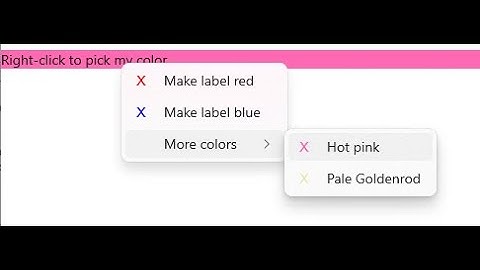 .NET Maui Apps | Add Context Menu to Desktop Application to enhance its appearance and accessibility