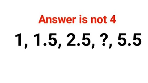 1, 1.5, 2.5, ?, 5.5  Answer is not 4. Literally 99% failed this Ukraine series test! Can u? #ukraine