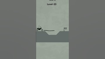 Draw a bridge game level-23 #trending #automobile #drawbridge #gaming #games