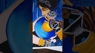 The Gypsy Girl| shorts| viral video| #paintingtutorial #gypsygirl vaish_Art__gallery|