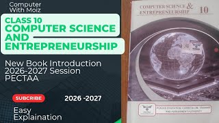 Computer Science and Entrepreneurship|Class 10th Introduction|PECTAA 2026 Session|New Book|