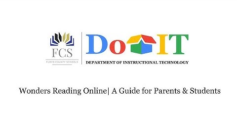 Wonders Reading | A Guide for Parents and Students