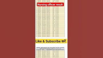#nursing_officer_result_2023 #sgpgi_result_2023