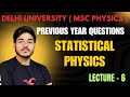 Msc Physics Sem II Statistical Physics || Tutorial Solution 4 || 2025