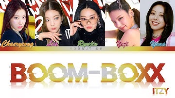 ITZY (있지) - B[OO]M-BOXX Lyrics [Color Coded Han/Rom/Eng]