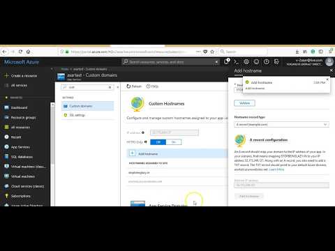 Video 12   Custom Domain & SSL certificate in Azure Web App