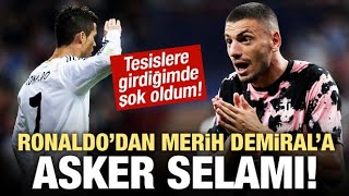 Ronaldo'dan Merih Demiral'a asker selamı