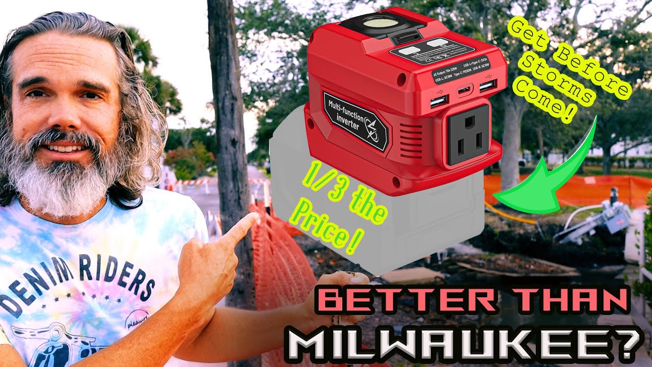 Off Brand M18 Power Inverter | Easy Back-up Power for Hurricanes, Camping, and Boating