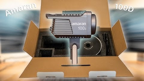 THE BEST BUDGET VIDEO LIGHT FOR $200? | Amaran 100D Unboxing/First Impressions