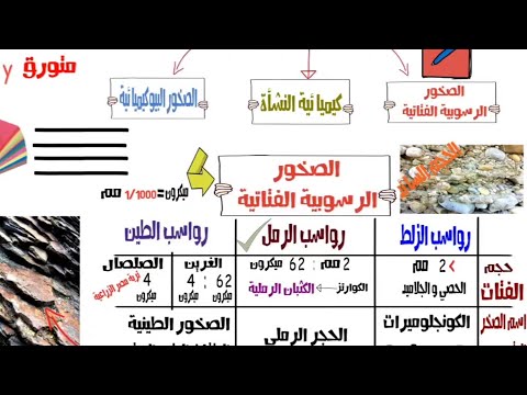 فيديو: هل الصخور الرسوبية غير عضوية؟