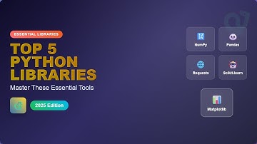 Top 5 Python Libraries for Beginners: NumPy, Pandas, Matplotlib & More!