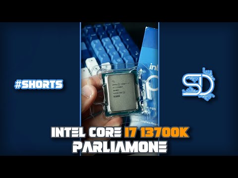 CPU INTEL CORE i7 13700K: PARLIAMONE! (vs 12900K) #shorts