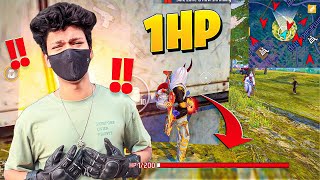 1 HP Only Difficult Challenge in Free Fire By Dhanu Dino