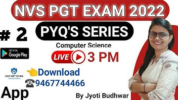 #2 NVS PGT Computer Science PYQ