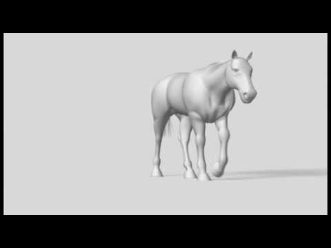 馬の歩き 3dcg Animation Youtube