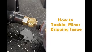 Resolving Minor Dripping Issues from the connection in the Cold Plunge System
