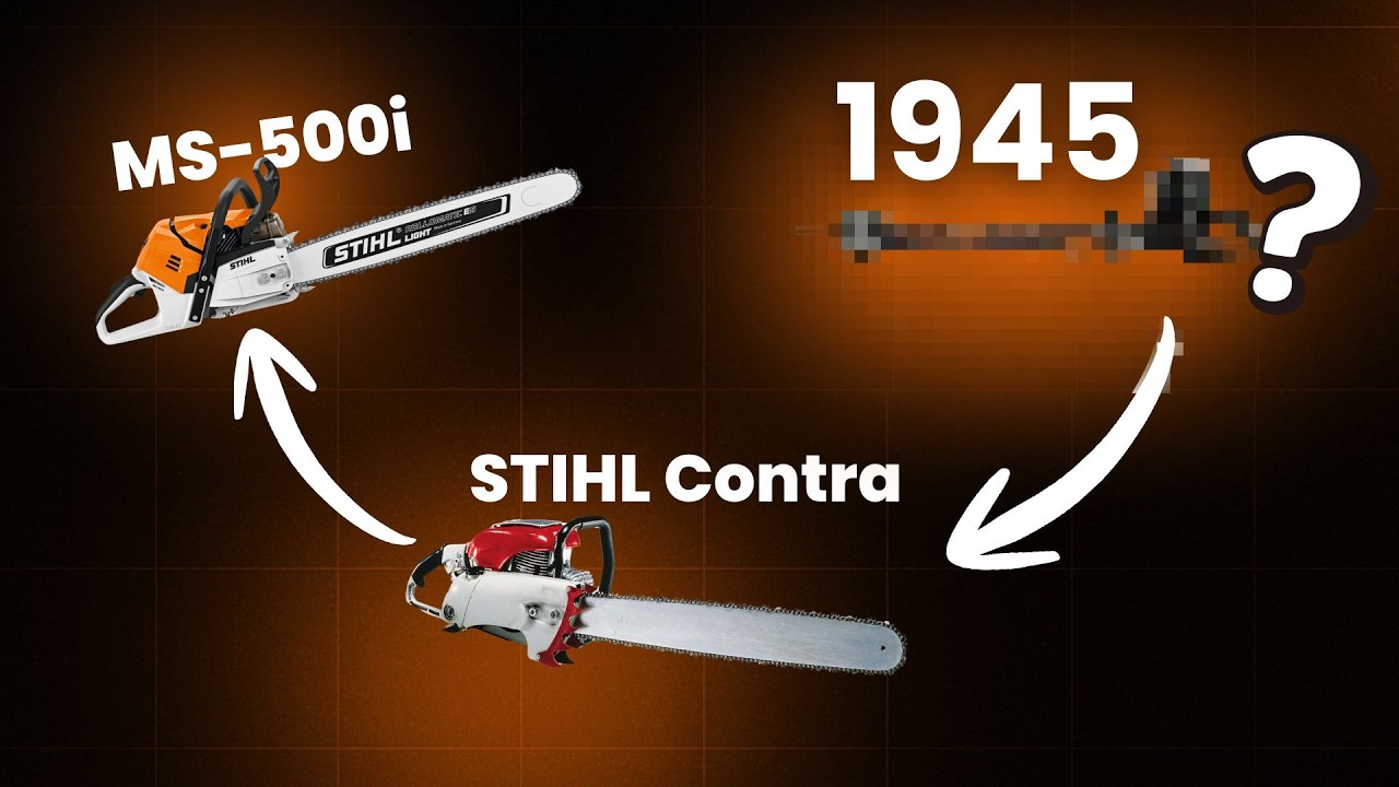 Von 1940 bis heute: Die krasse Evolution der Kettensäge!🌲⚙️ STIHL Contra I STIHL KS 43 I STIHL MS500