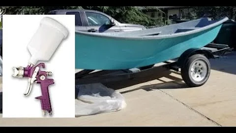 Shooting Gel Coat Harbor Freight HVLP Spray Gun Cheap Spray Gun