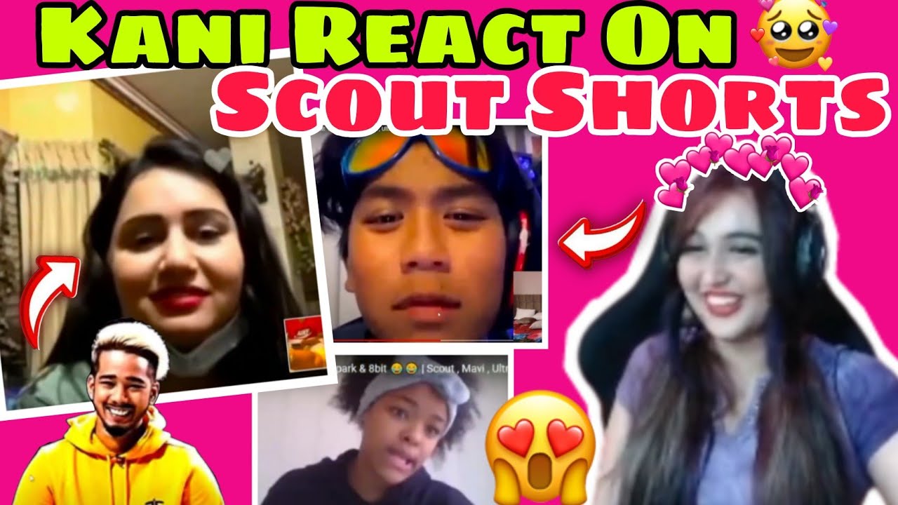 Kani Gaming Reaction On Scout Shorts 🤣 Hydra Kani React On Scout Funny Shorts 😜 