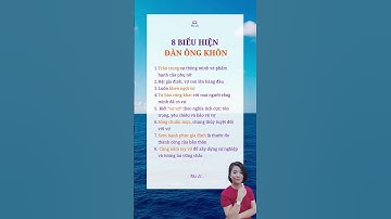 8 biểu hiện đàn ông khôn #xuhuong #nhớlêtâmlý #orihap #honnhan #vochong
