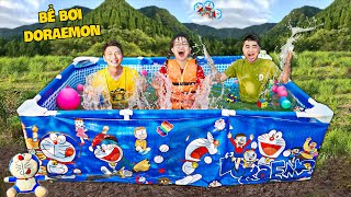 Hà Sam Làm Bể Bơi Doraemon Siêu To Trong Rừng Sâu - Tắm Trong Rừng Sẽ Như Thế Nào ?