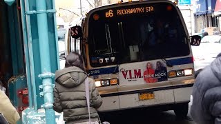 MTA NYC Bus 1999 NovaBus RTS #5105 on the B6  @Av J / Ocean Av & Av J / E.16 St [Engine Start-Up]