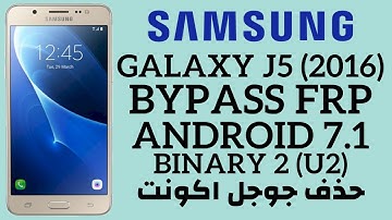 Samsung J510F U2 FRP Bypass Android 7.1 | Galaxy J5 6 Google Lock Reset Done BY EF Tool