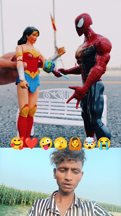 😱😭 New Spiderman#trending  wants to eat#funny while his wife is #8u sleeping Funny Toys 😀#7yearsold