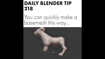 Daily Blender Tip 218 - Metaballs Quickstart (Blender 2.8)