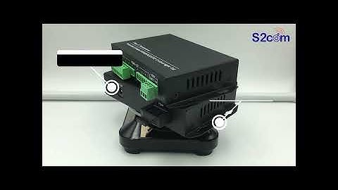 SC Singlemode to RS485/422/232 Fiber Media Converter (SC-RS485/422/232)