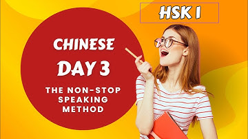 HSK 1 - Day 3 of Conversational Chinese Language HSK Level 1  | Learn Chinese for Beginners