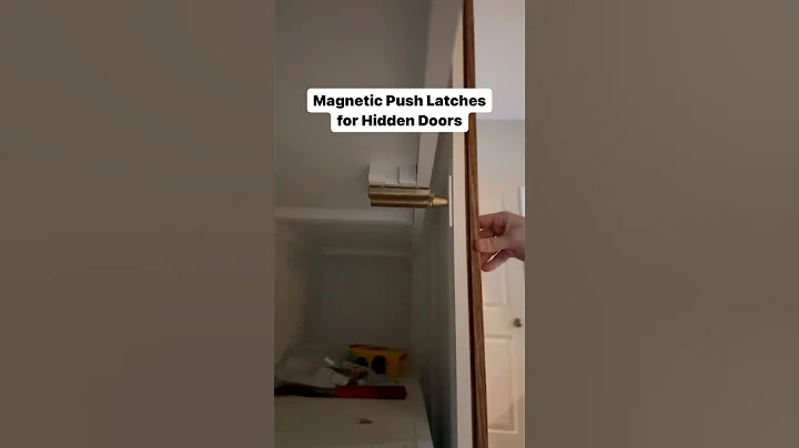 Magnetic Push Latches for Hidden Doors