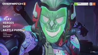 Overwatch 2 | CyberDemon Genji menu with Music