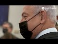 رئيس الوزراء الإسرائيلي الأسبق نتنياهو يصل إلى المحكمة في القدس رئيس الوزراء الإسرائيلي الأسبق نتنياهو يصل إلى المحكمة في القدس