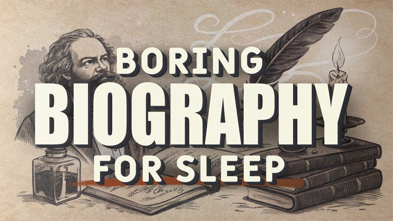 ASMR Biography For Sleep & Rain Ambience [Karl Marx] (8 HOURS)
