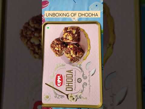UNBOXING OM SWEETS DHODA #shorts #youtubeshorts #foodlover #foodie #yummy #viral #trending #tasty