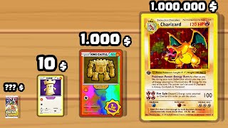 OPENING the MOST EXPENSIVE POKEMON MONSTER CARD in Hyper Cards (Pokemon Card Pack Simulator) screenshot 2