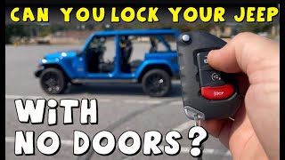 Why I lock my Jeep Wrangler with the doors off... 🤔