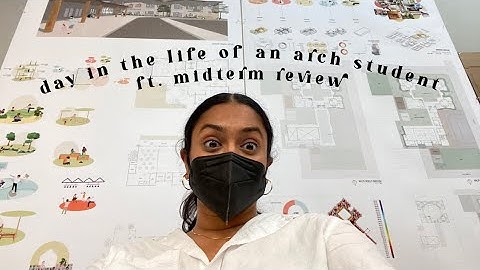 day in the life of an architecture student ft. midterm review