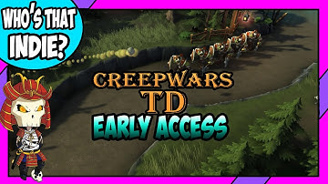 An old Warcraft 3 Tower Defense Game | CREEPWARS TD Gameplay | EARLY ACCESS