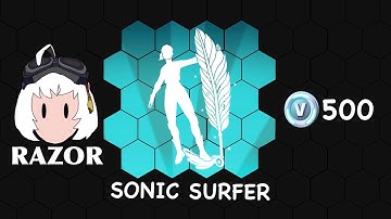 Sonic Surfer | Fortnite Emote | Using Razor from Battle Breakers