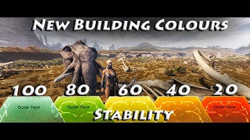 Conan Exiles New Building Stability Colors