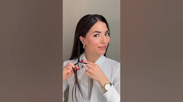 Wedding Guest Hairstyle 🤍✨ #shortvideo #hairstyle #hair #wedding #braids