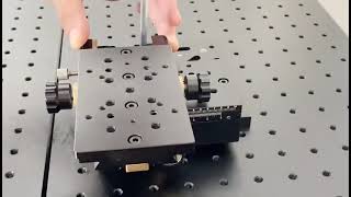 X-Axis Precision Manual Linear Slide Stage Move Fast 75mm Travel