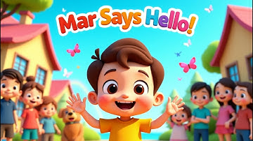 Say Hello with Mar! 👋 Learn English Greetings for Kids