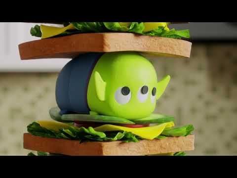 Disney Цум-Цум -SANDWICH TOWER|Башня-бутерброд-сезон3 эпизод7-мультфильм для самых маленьких малышей