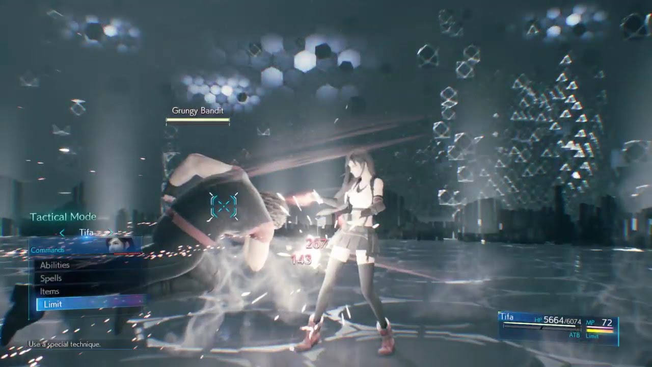 Tifa's Limit Break: Dolphin Flurry in English  (FF7 Remake)